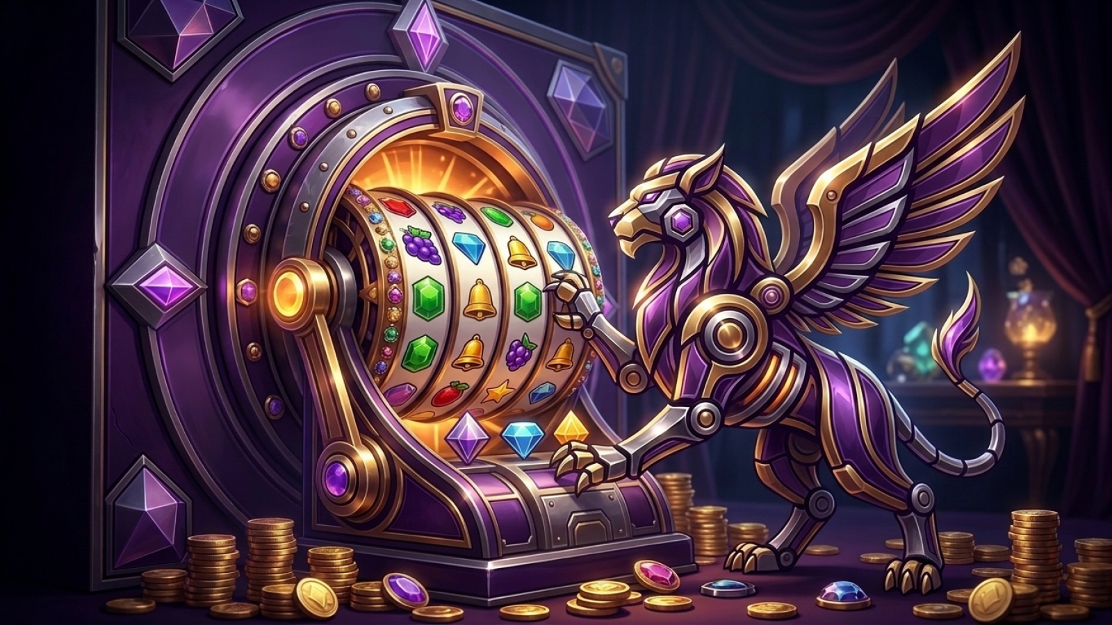 Dragonia Casino: Scena ilustracyjna; Ocena: 7.5/10; Licencja: Anjouan Gaming Board